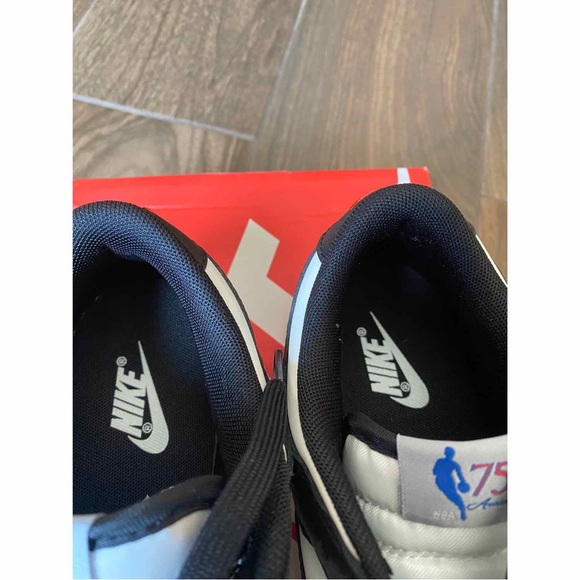 Nike Dunk Low EMB NBA 75th Anniversary Chicago Sneaker - Picture 9 of 11